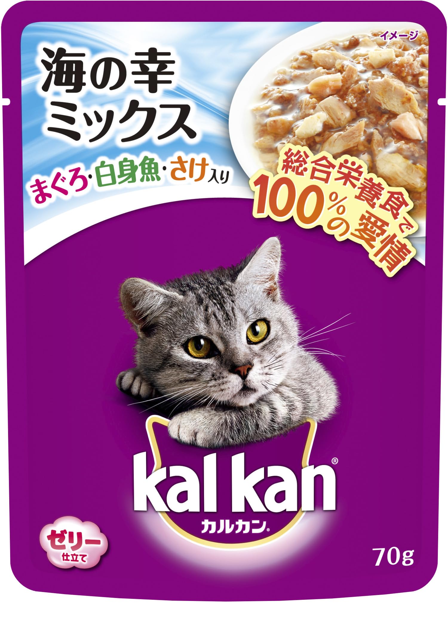 Amazon.co.jp: カルカン パウチ 1歳から 70g×16袋 海の幸ミックス
